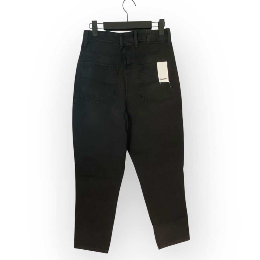 ASOS Collusion x006 High Waist Mom Jean Washed Black 28 NWT